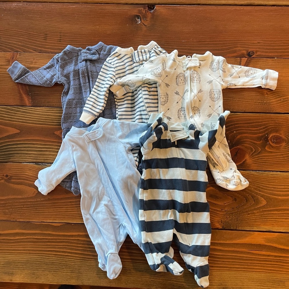 Zippered Preemie Footies